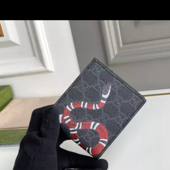 Gucci Supreme snake wallet. - Picture 4 of 8